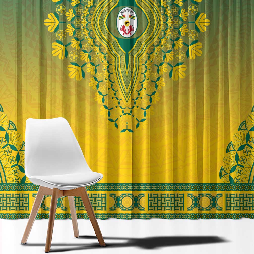 Togo African Dashiki Window Curtain - Wonder Print Shop
