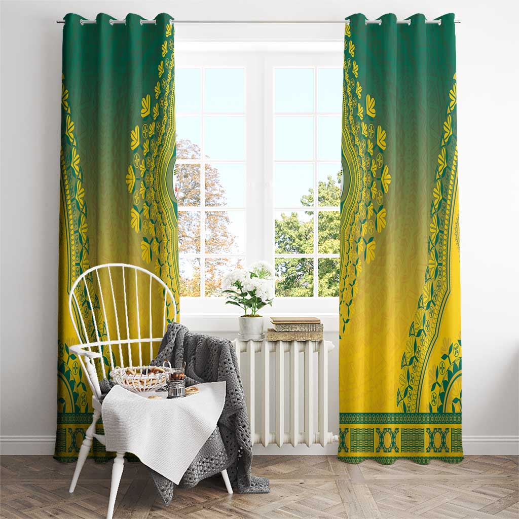Togo African Dashiki Window Curtain - Wonder Print Shop