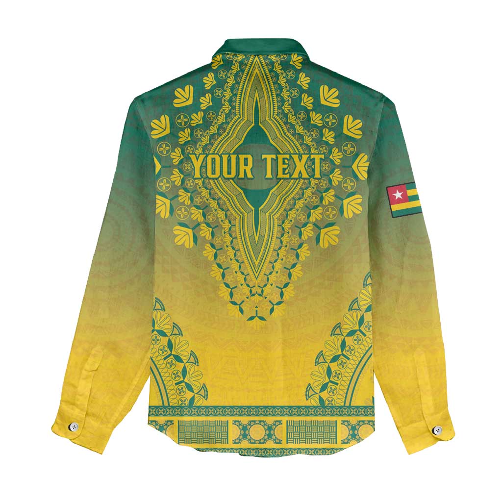 Personalized Togo African Dashiki Women Casual Shirt - Wonder Print Shop