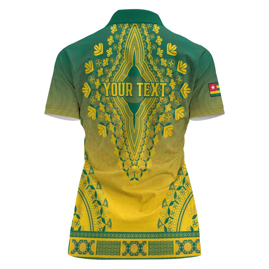 Personalized Togo African Dashiki Women Polo Shirt - Wonder Print Shop
