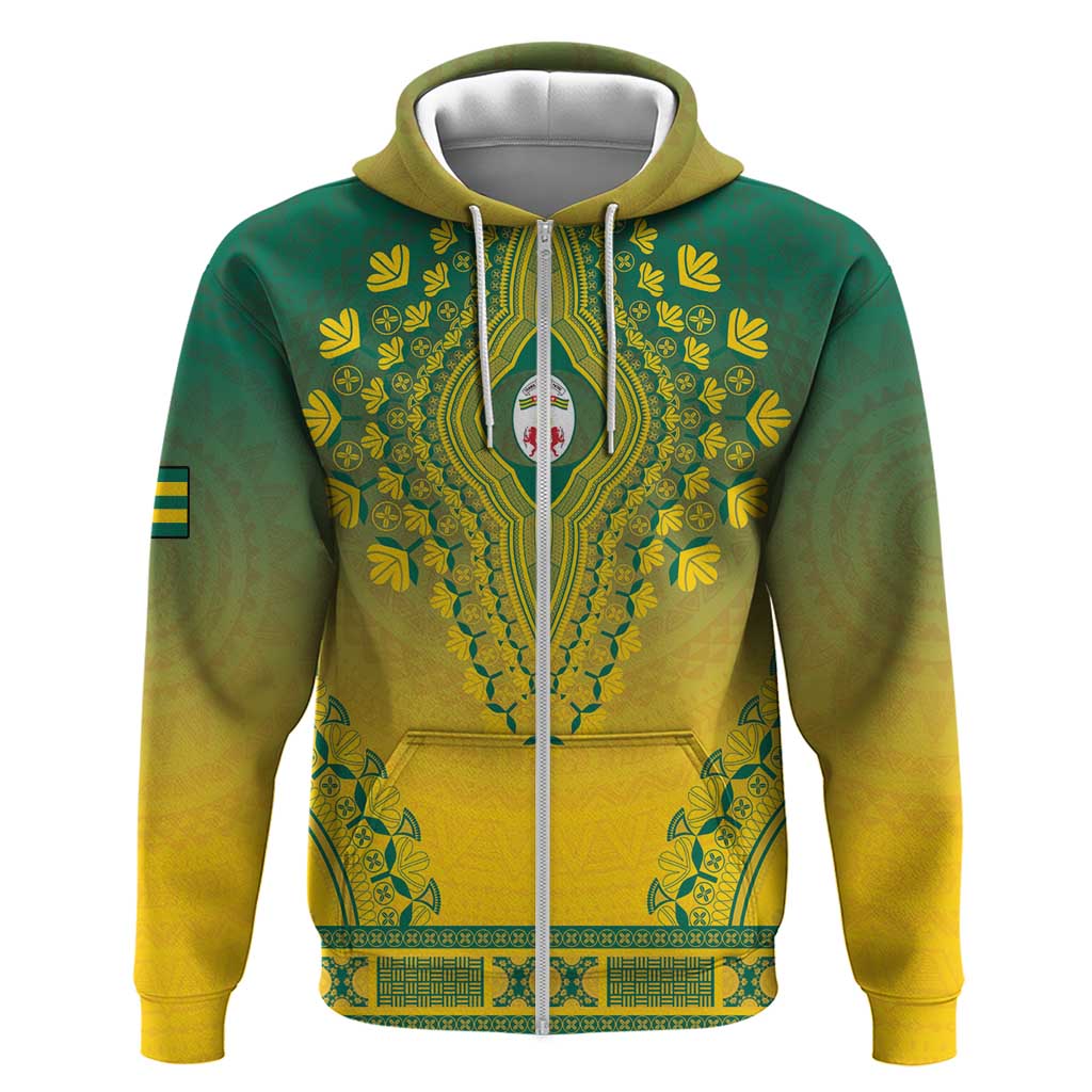 Personalized Togo African Dashiki Zip Hoodie - Wonder Print Shop