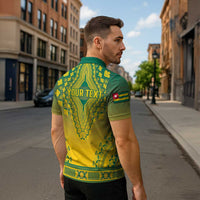 Personalized Togo African Dashiki Zipper Polo Shirt LT15