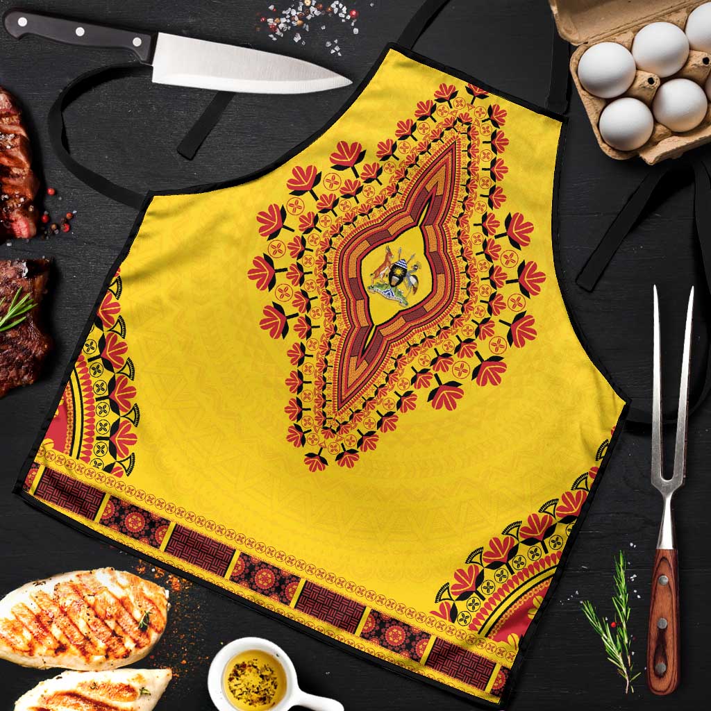 Uganda African Dashiki Apron - Wonder Print Shop