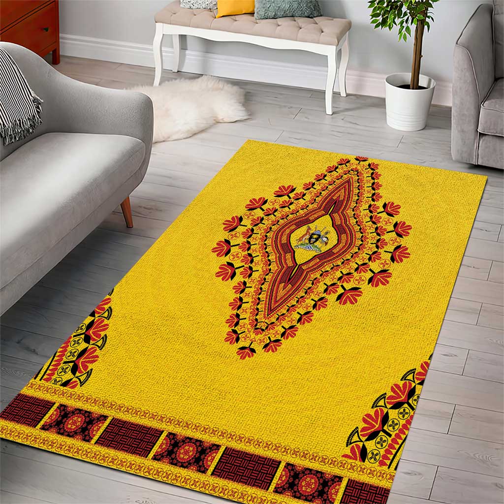 Uganda African Dashiki Area Rug - Wonder Print Shop