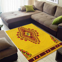 Uganda African Dashiki Area Rug - Wonder Print Shop