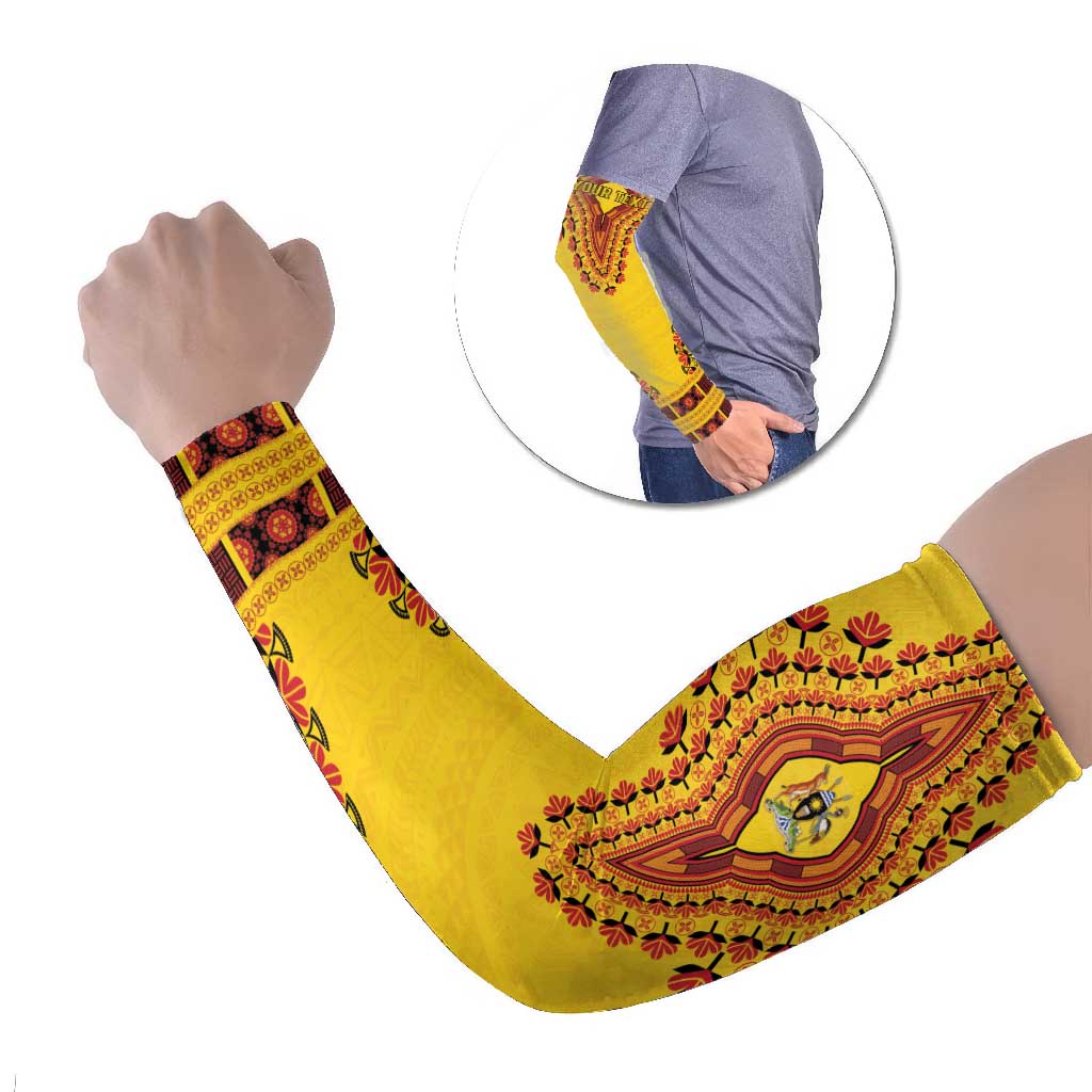Personalized Uganda African Dashiki Arm Sleeves - Wonder Print Shop