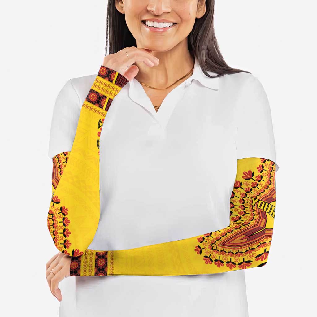 Personalized Uganda African Dashiki Arm Sleeves - Wonder Print Shop