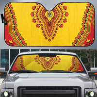 Uganda African Dashiki Auto Sun Shade - Wonder Print Shop