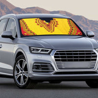 Uganda African Dashiki Auto Sun Shade - Wonder Print Shop