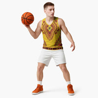 Personalized Uganda African Dashiki Basketball Jersey - Wonder Print Shop