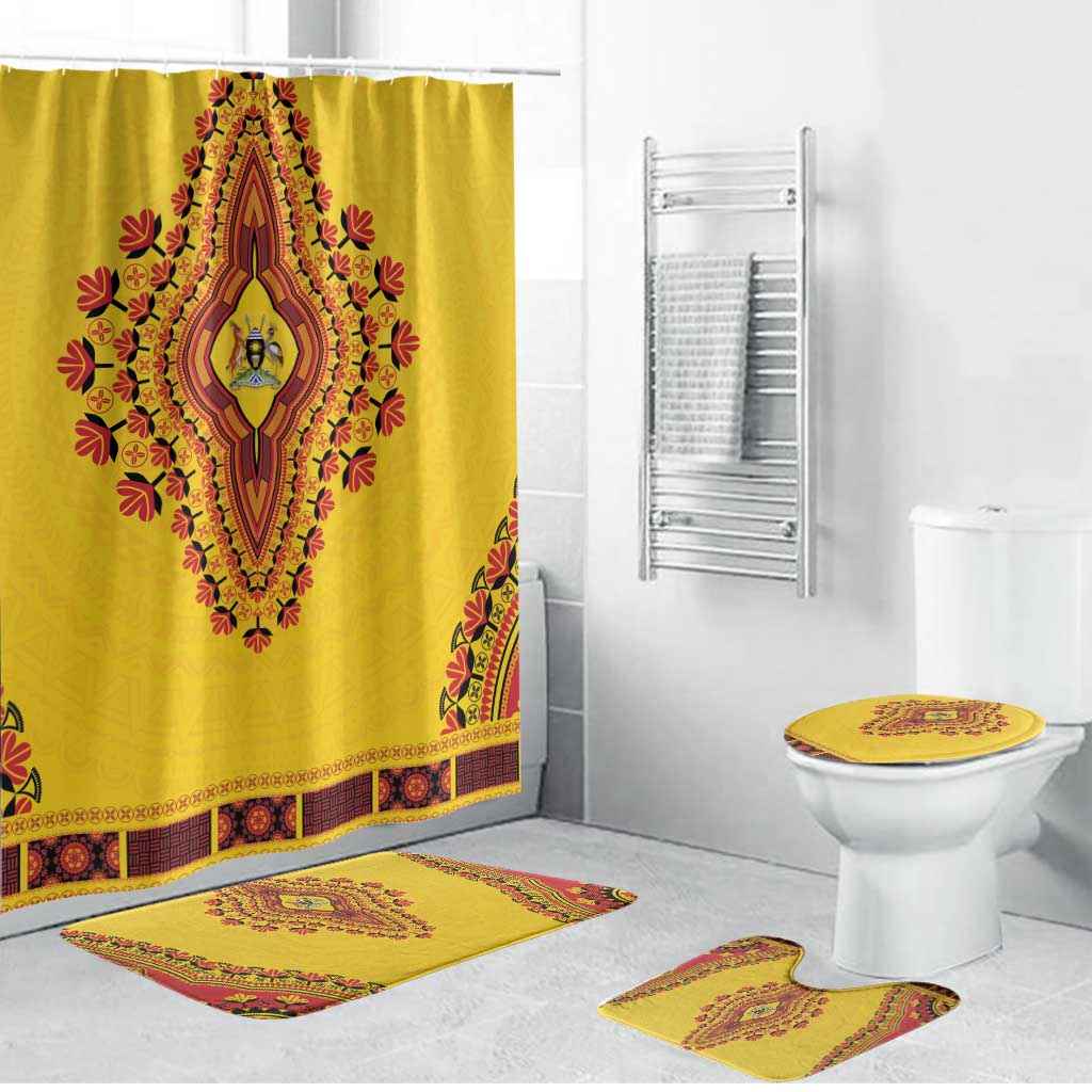 Uganda African Dashiki Bathroom Set - Wonder Print Shop