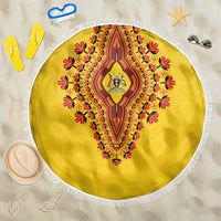 Uganda African Dashiki Beach Blanket - Wonder Print Shop