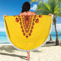 Uganda African Dashiki Beach Blanket - Wonder Print Shop