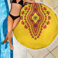Uganda African Dashiki Beach Blanket - Wonder Print Shop