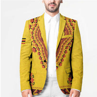 Personalized Uganda African Dashiki Blazer - Wonder Print Shop