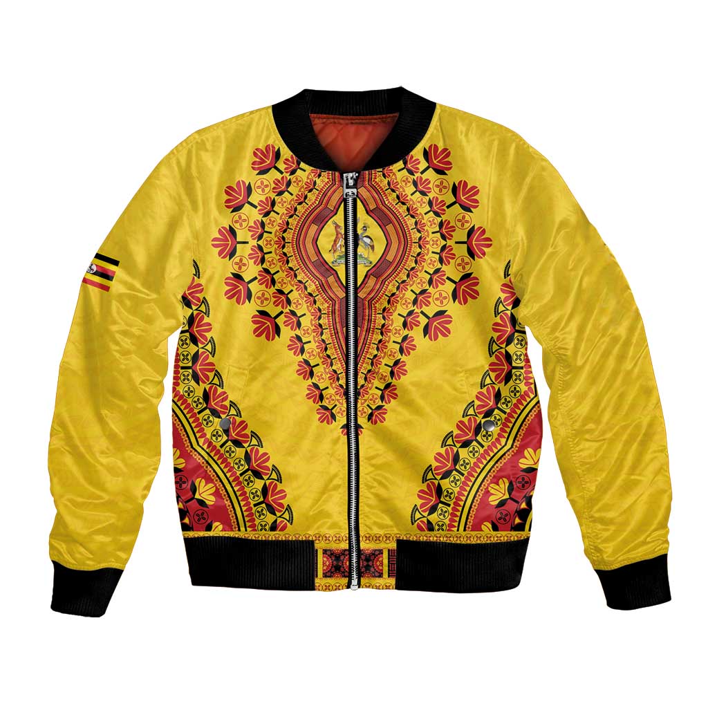 Personalized Uganda African Dashiki Bomber Jacket - Wonder Print Shop