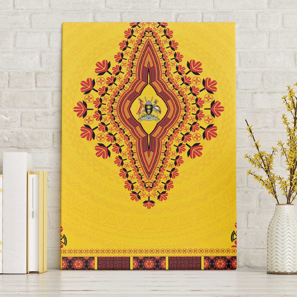 Uganda African Dashiki Canvas Wall Art - Wonder Print Shop