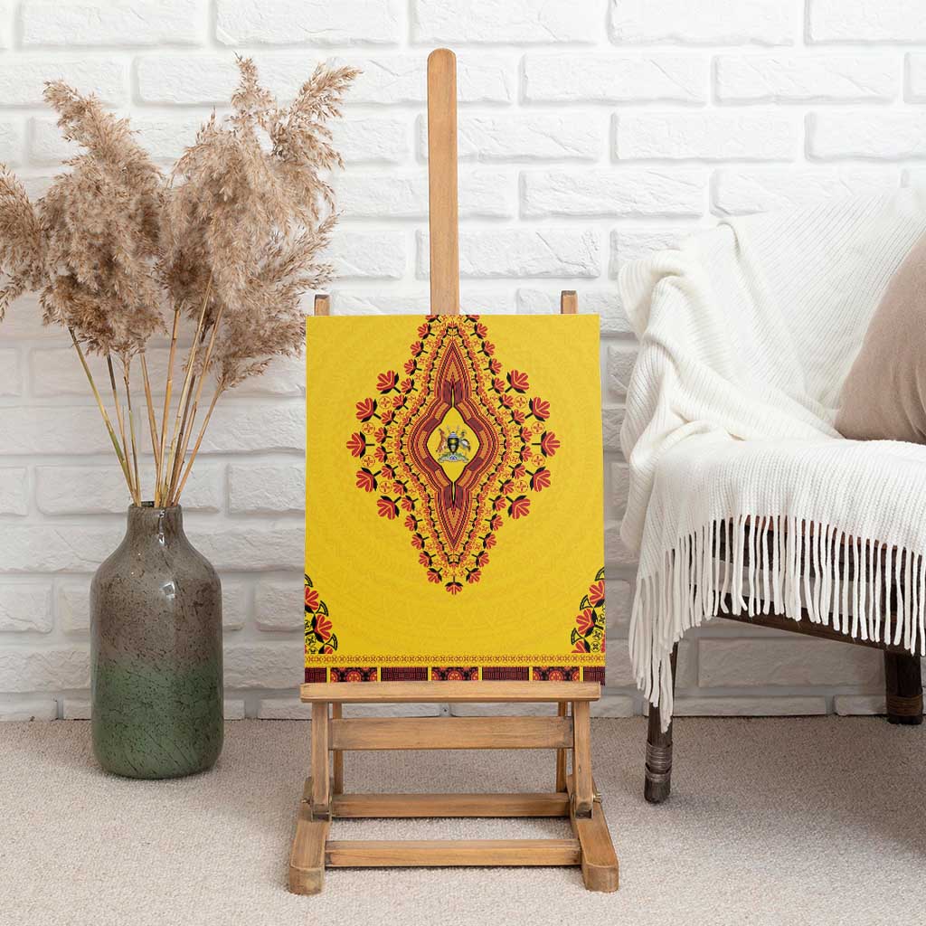 Uganda African Dashiki Canvas Wall Art - Wonder Print Shop