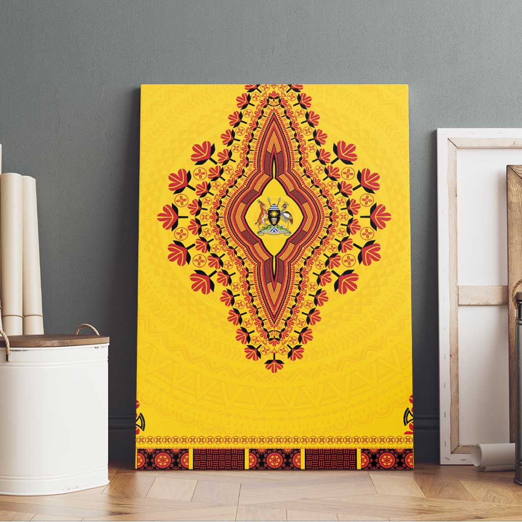 Uganda African Dashiki Canvas Wall Art - Wonder Print Shop