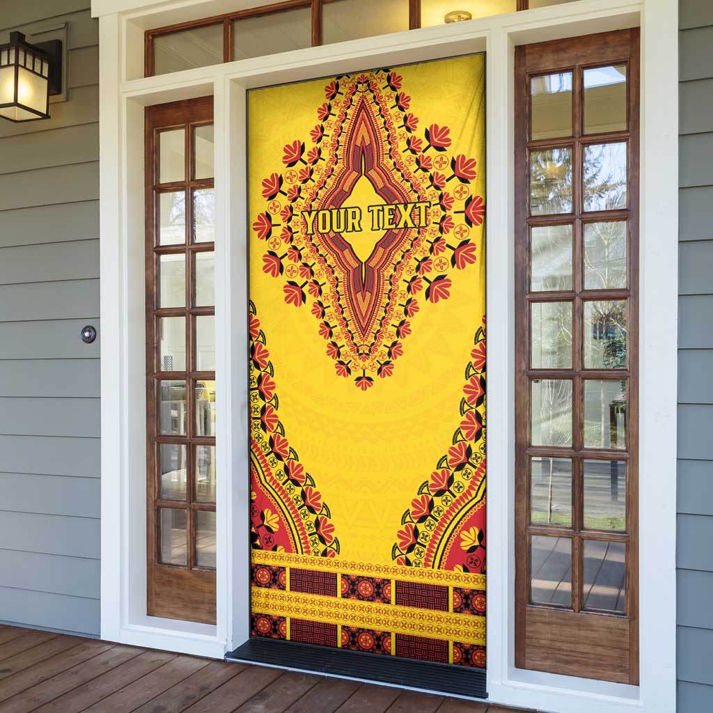 Personalized Uganda African Dashiki Door Cover - Wonder Print Shop