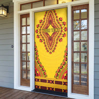 Personalized Uganda African Dashiki Door Cover - Wonder Print Shop