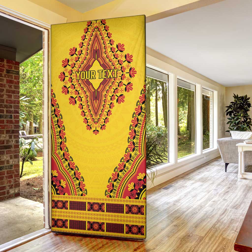 Personalized Uganda African Dashiki Door Cover - Wonder Print Shop