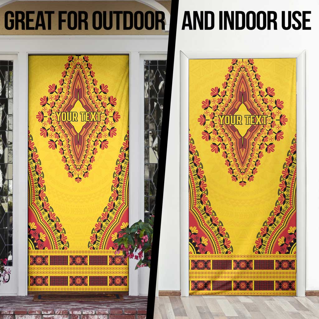 Personalized Uganda African Dashiki Door Cover - Wonder Print Shop