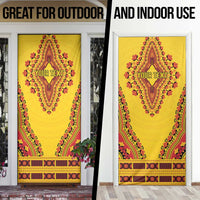 Personalized Uganda African Dashiki Door Cover - Wonder Print Shop