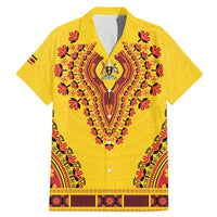 Personalized Uganda African Dashiki Family Matching Mermaid Dress and Hawaiian Shirt - Wonder Print Shop