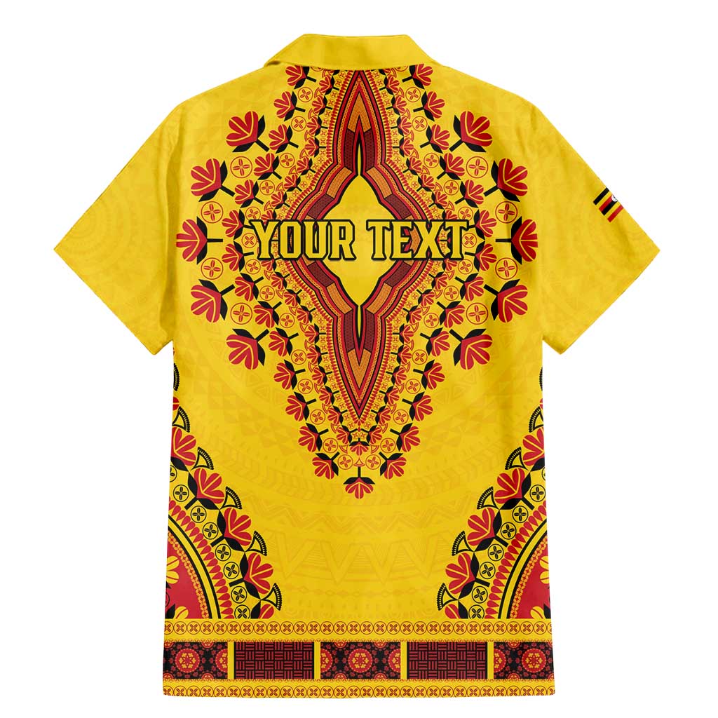 Personalized Uganda African Dashiki Family Matching Mermaid Dress and Hawaiian Shirt - Wonder Print Shop