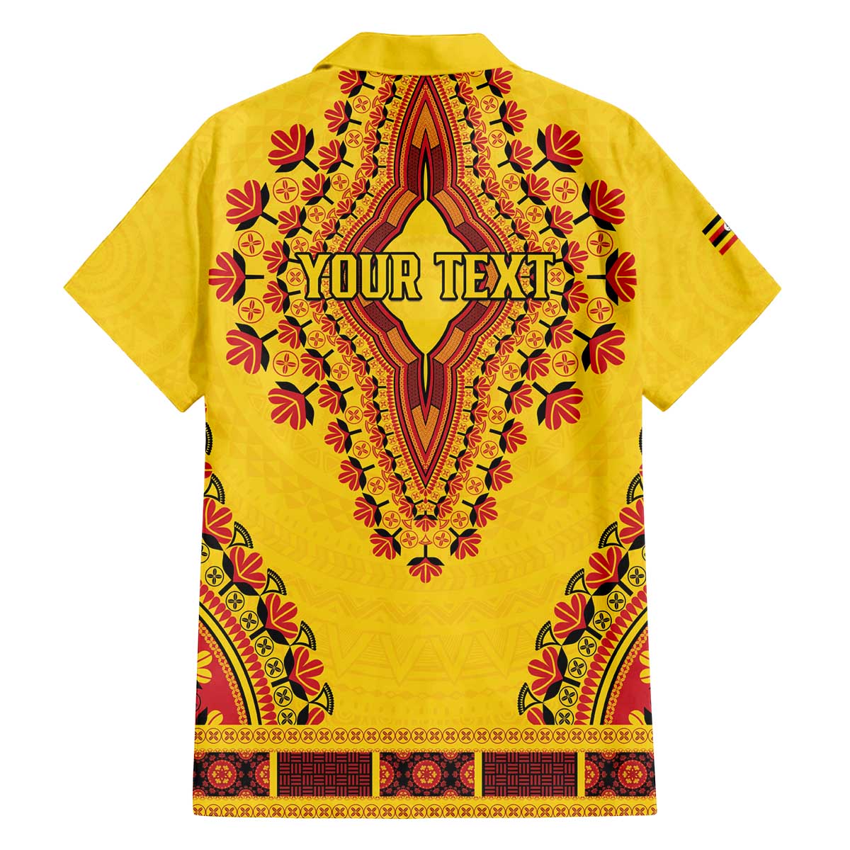 Personalized Uganda African Dashiki Family Matching Off The Shoulder Long Sleeve Dress and Hawaiian Shirt - Wonder Print Shop