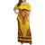 Personalized Uganda African Dashiki Family Matching Off Shoulder Maxi Dress and Hawaiian Shirt - Wonder Print Shop
