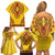 Personalized Uganda African Dashiki Family Matching Off Shoulder Short Dress and Hawaiian Shirt - Wonder Print Shop