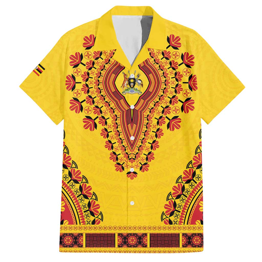 Personalized Uganda African Dashiki Hawaiian Shirt - Wonder Print Shop