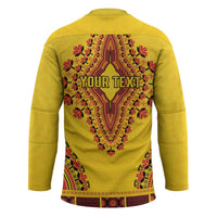 Personalized Uganda African Dashiki Hockey Jersey - Wonder Print Shop