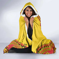 Uganda African Dashiki Hooded Blanket - Wonder Print Shop