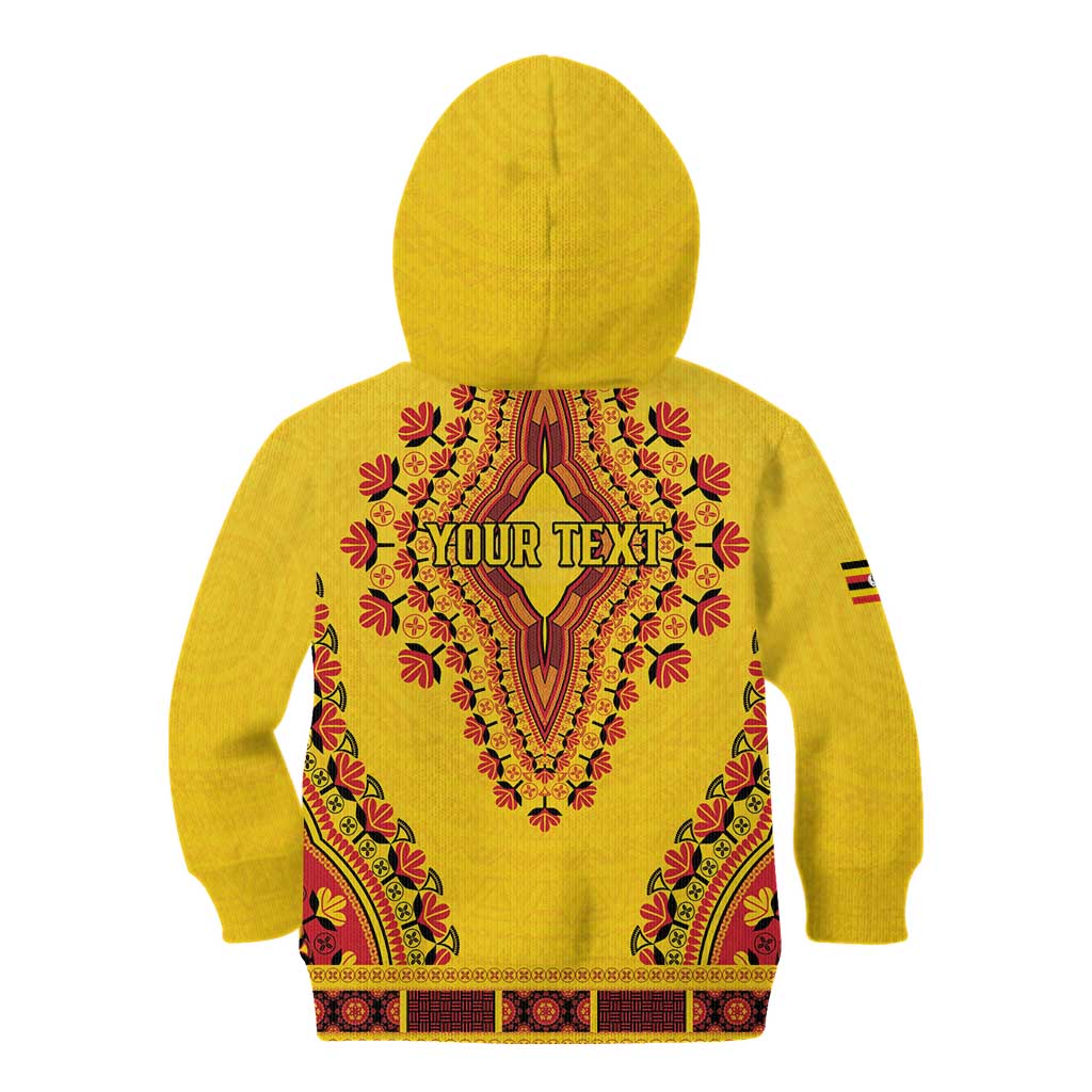 Personalized Uganda African Dashiki Kid Hoodie - Wonder Print Shop
