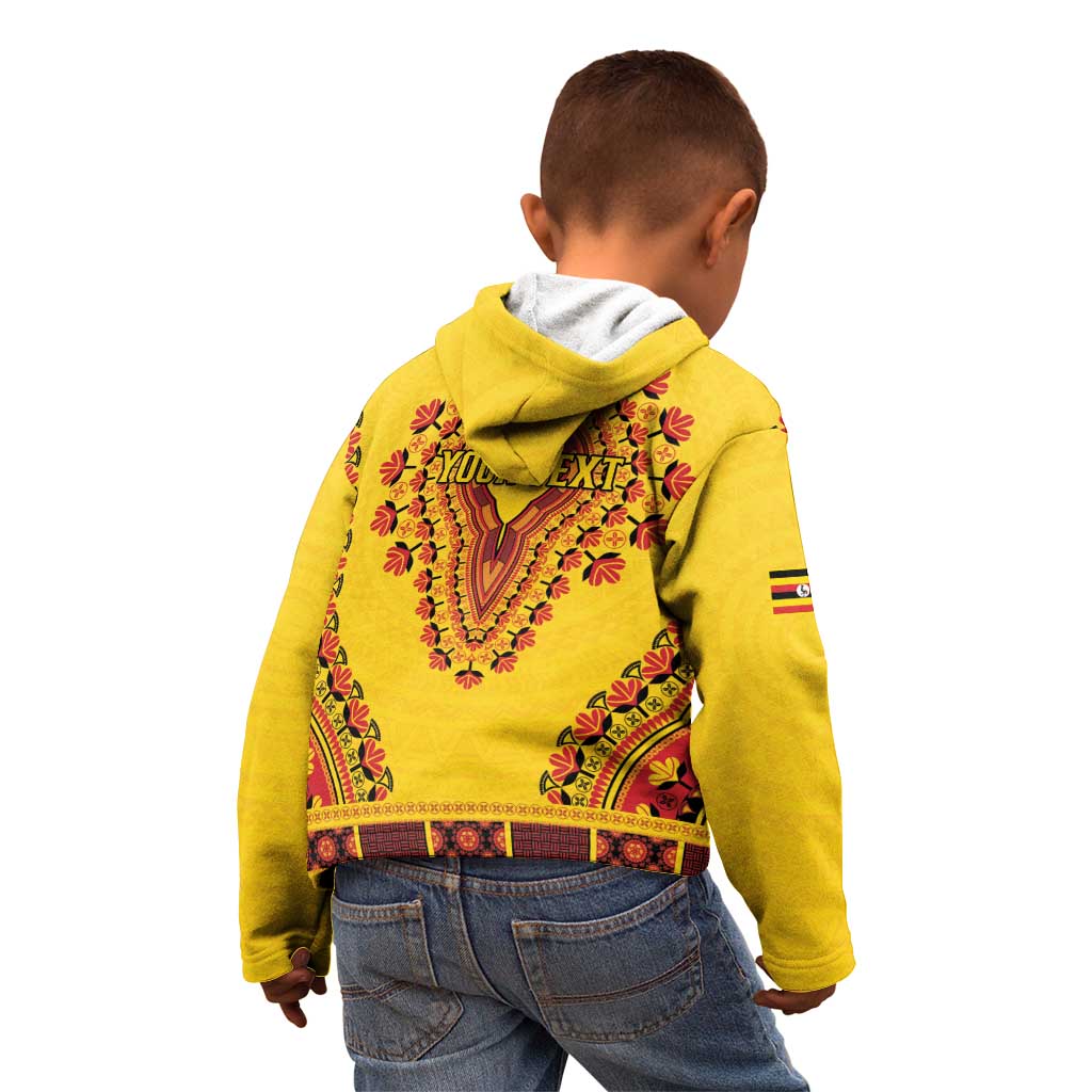 Personalized Uganda African Dashiki Kid Hoodie - Wonder Print Shop