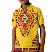 Personalized Uganda African Dashiki Kid Polo Shirt - Wonder Print Shop