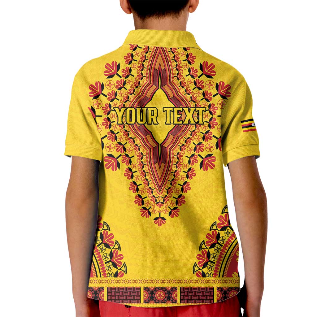 Personalized Uganda African Dashiki Kid Polo Shirt - Wonder Print Shop