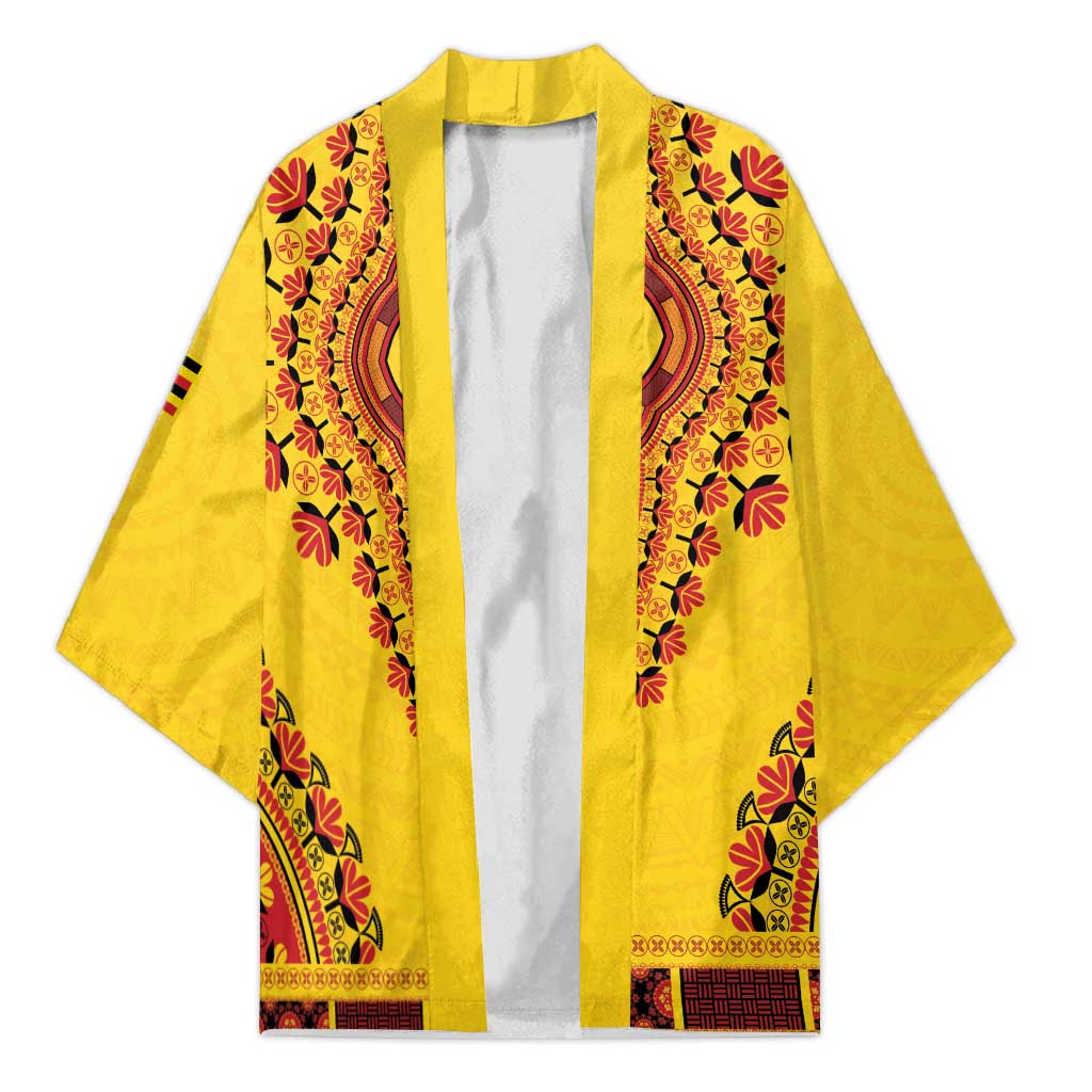 Personalized Uganda African Dashiki Kimono - Wonder Print Shop