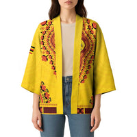 Personalized Uganda African Dashiki Kimono - Wonder Print Shop