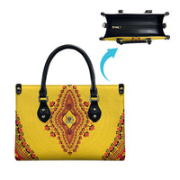 Uganda African Dashiki Leather Bag - Wonder Print Shop