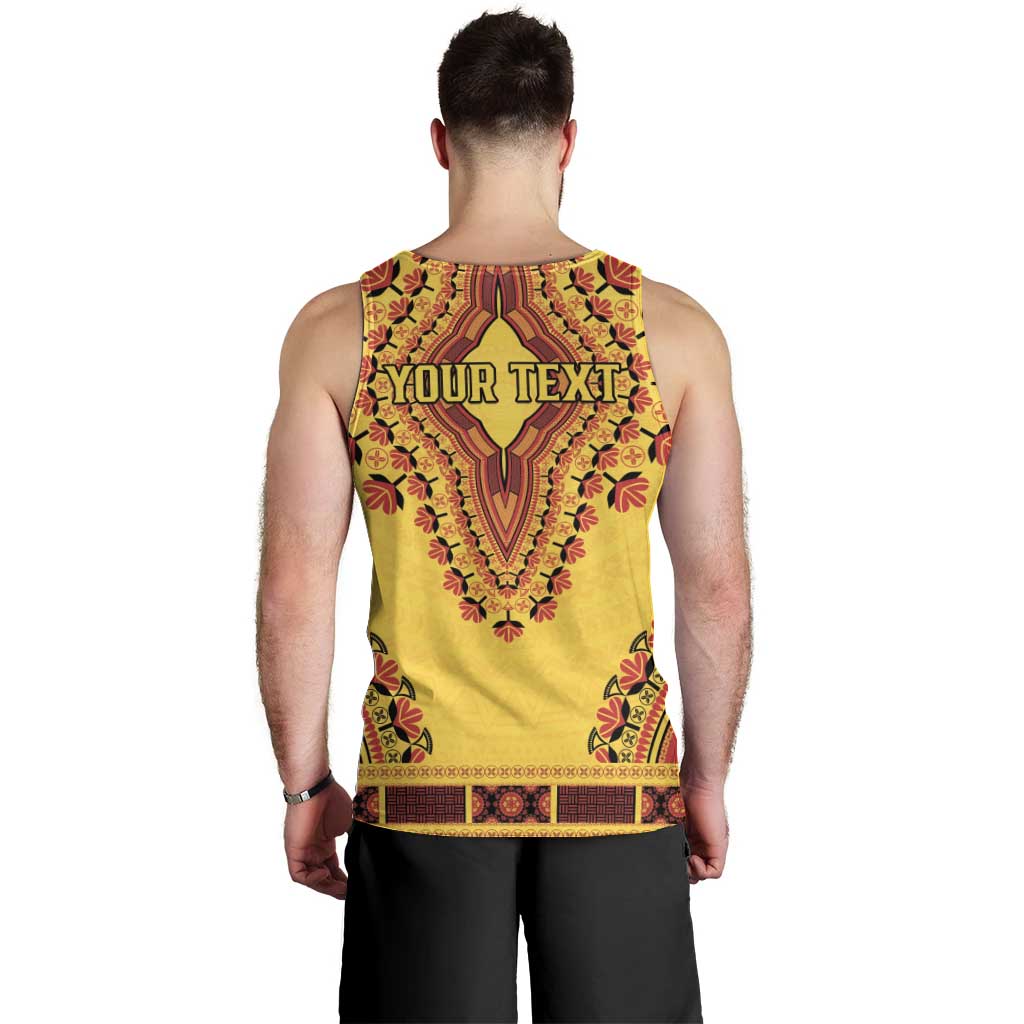 Personalized Uganda African Dashiki Men Tank Top - Wonder Print Shop