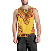 Personalized Uganda African Dashiki Men Tank Top - Wonder Print Shop