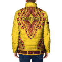 Personalized Uganda African Dashiki Padded Jacket - Wonder Print Shop