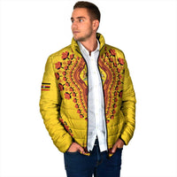Personalized Uganda African Dashiki Padded Jacket - Wonder Print Shop
