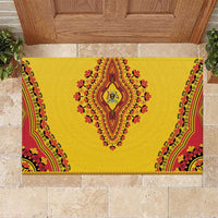 Uganda African Dashiki Rubber Doormat - Wonder Print Shop