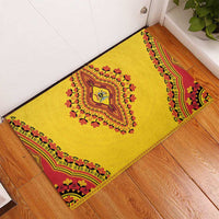 Uganda African Dashiki Rubber Doormat - Wonder Print Shop