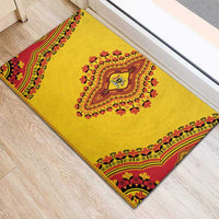 Uganda African Dashiki Rubber Doormat - Wonder Print Shop